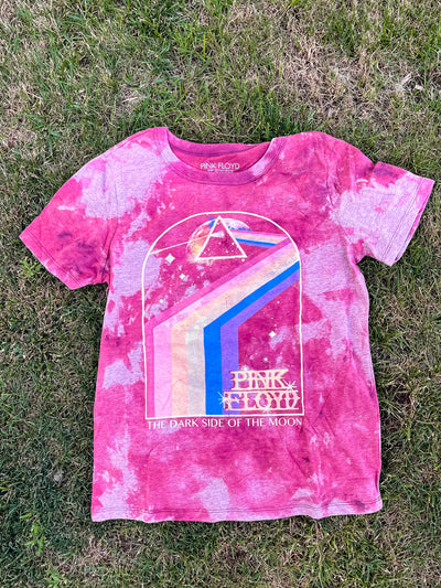 Adult Band Logo Bleach Dye Shirt