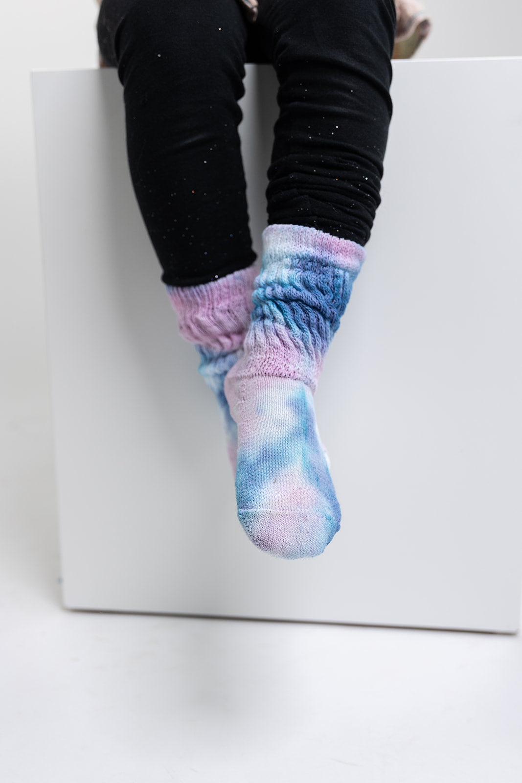Child Tie-Dye Slouch Socks