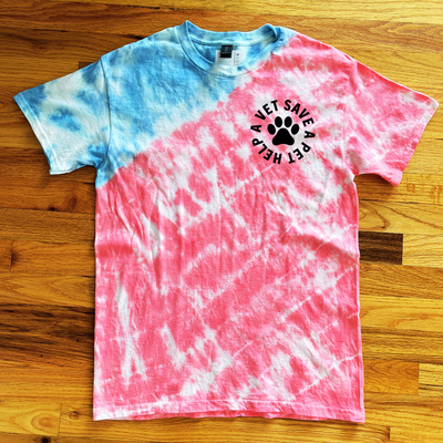 Help a Vet Save a Pet Tie-Dye Shirt