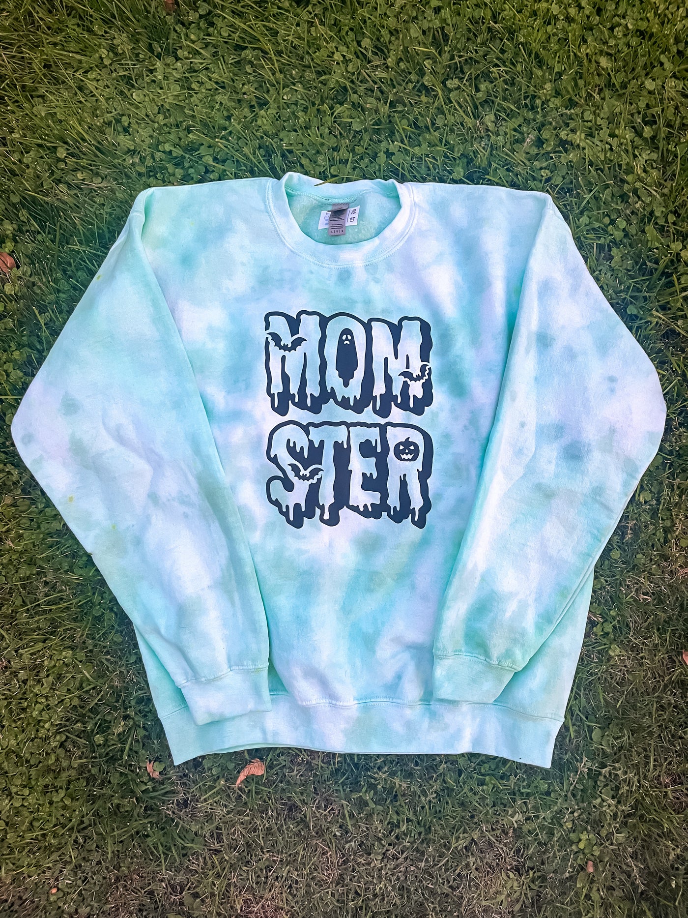 Adult Tie-Dye Crewneck Sweatshirt - Momster