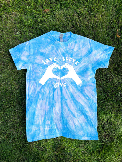 Love Serve Give Tie-Dye Shirt