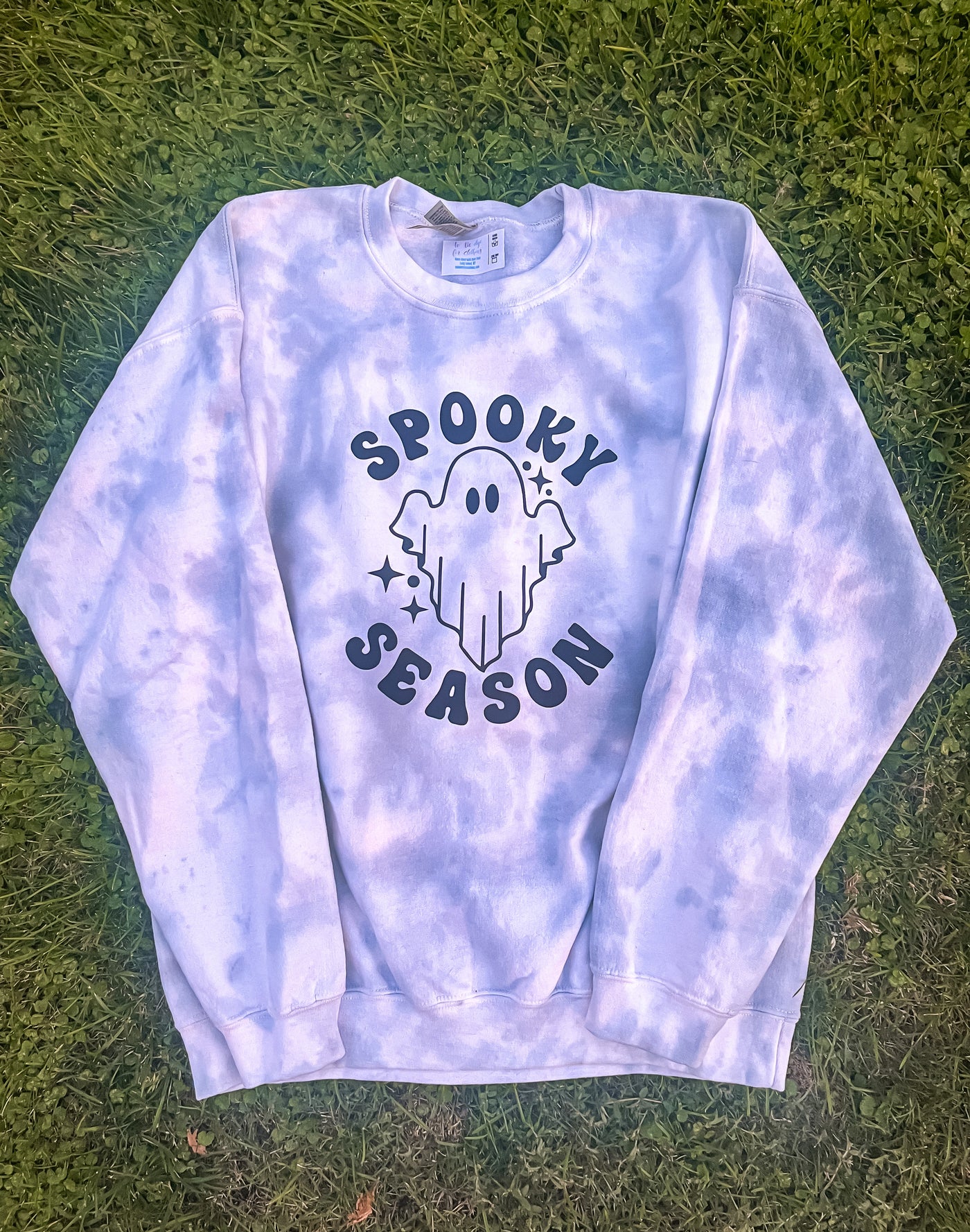 Adult Tie-Dye Crewneck Sweatshirt - Spooky Season