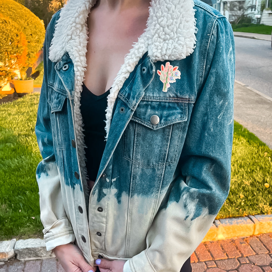 Adult Bleach Dye Denim Jacket – To Tie-Dye for Clothing