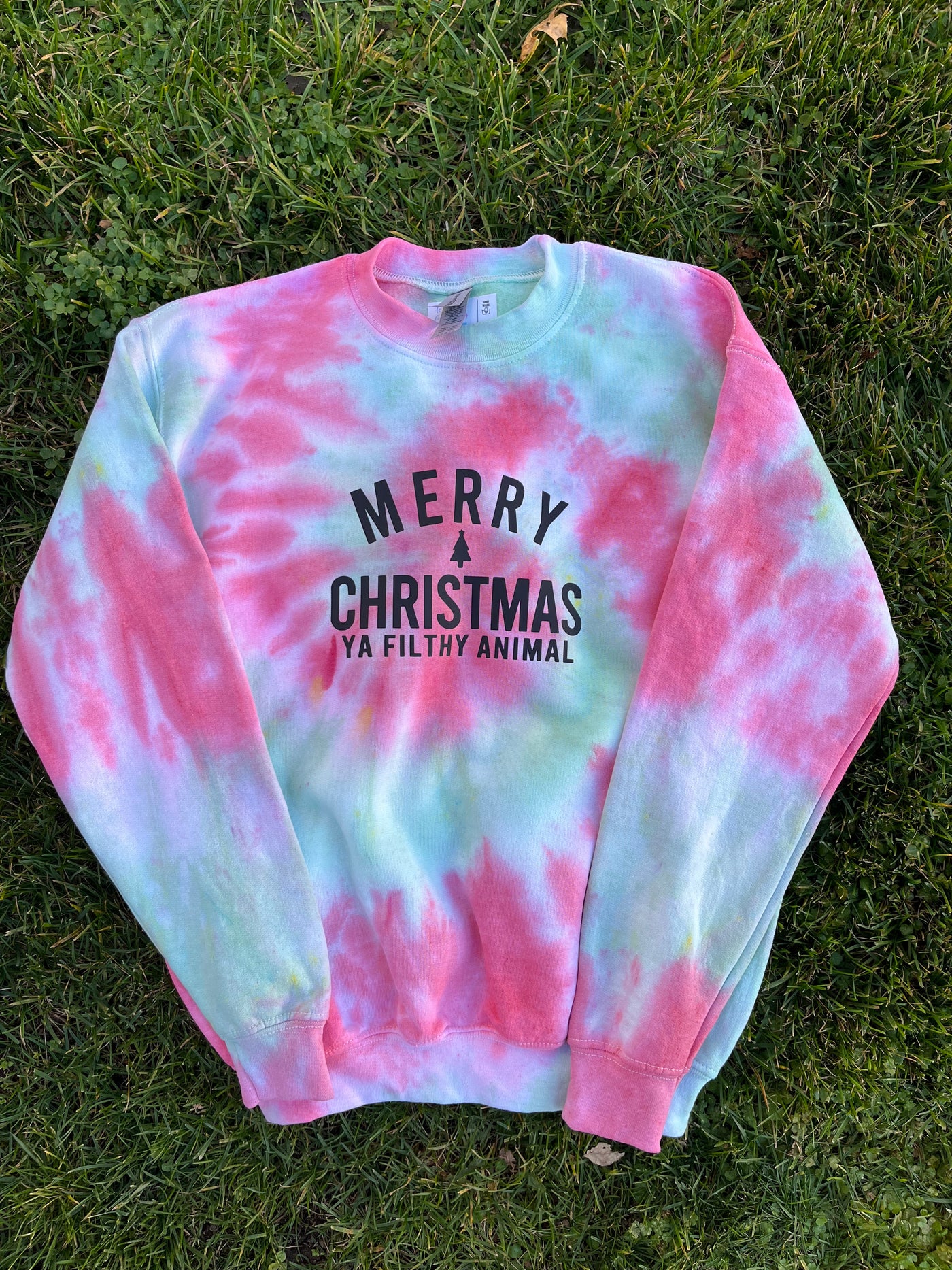 Child Tie-Dye Holiday Crewneck Sweatshirt - Home Alone