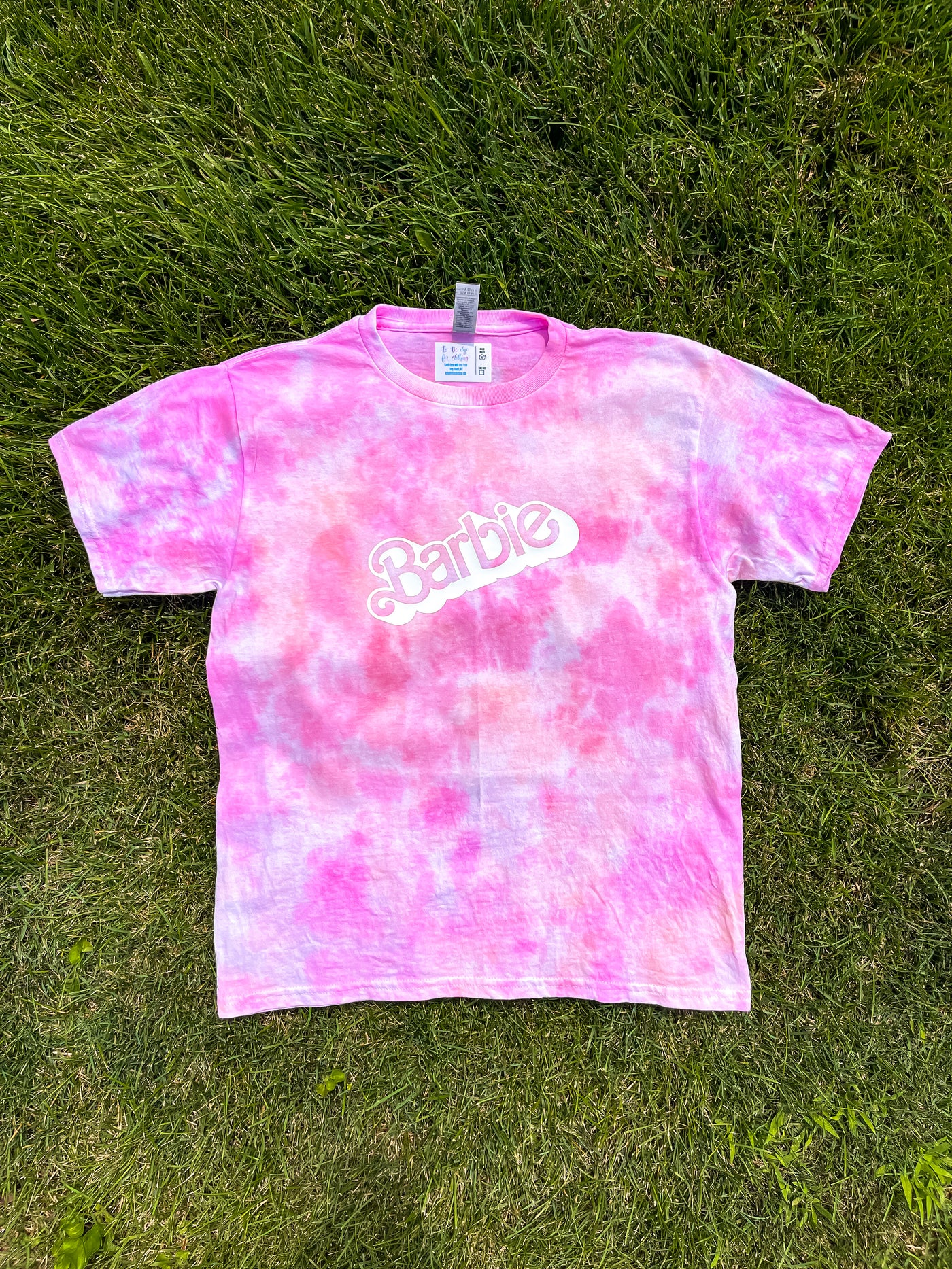 Child Barbie Tie-Dye Short Sleeve Shirt