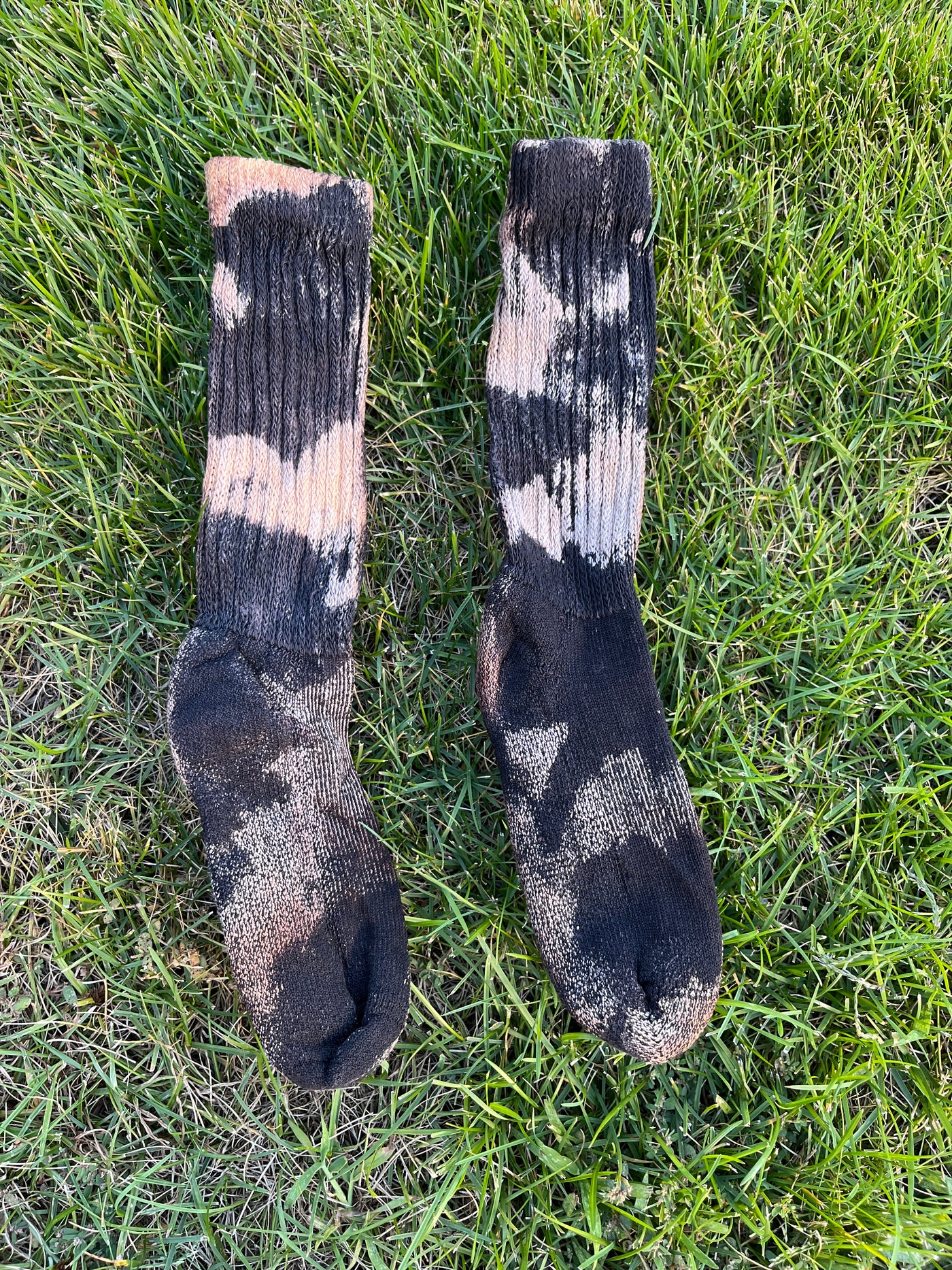 Child Bleach Dye Slouch Socks