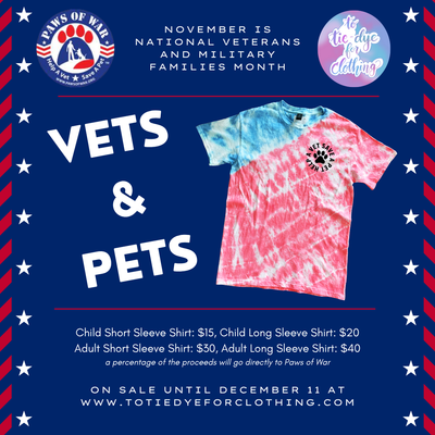 Help a Vet Save a Pet Tie-Dye Shirt