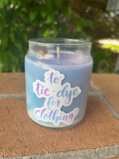 To Tie-Dye for Clothing Scented Candle
