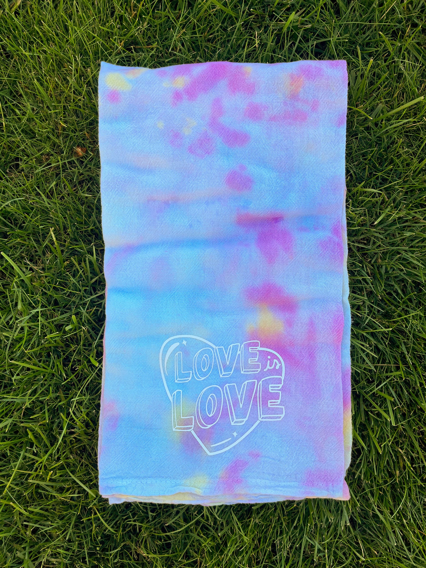 Tie-Dye Kitchen Towels - Summer