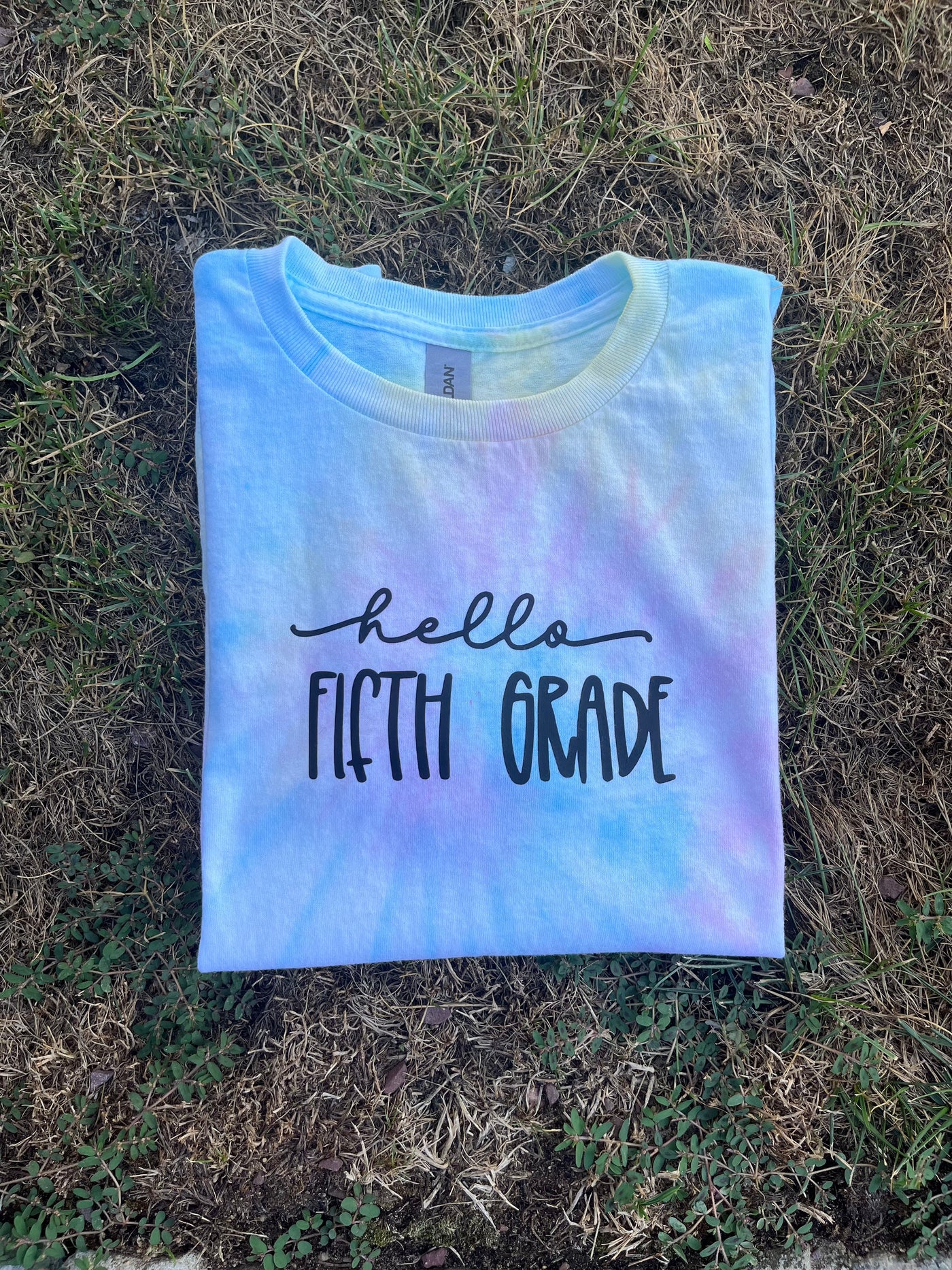 Child Tie-Dye Short Sleeve Shirt - Hello Grade