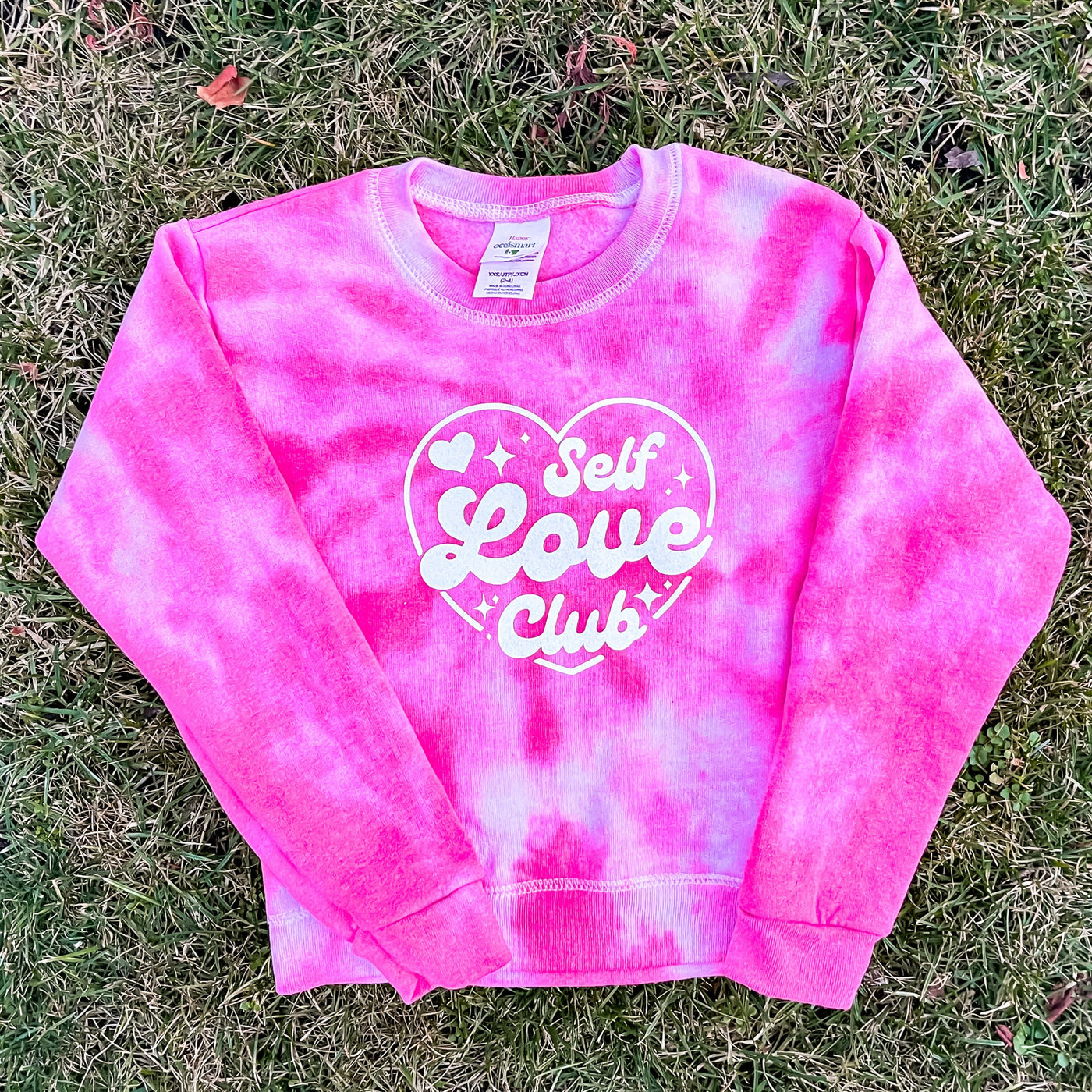 Adult Tie-Dye Crewneck Sweatshirt - Self Love Club