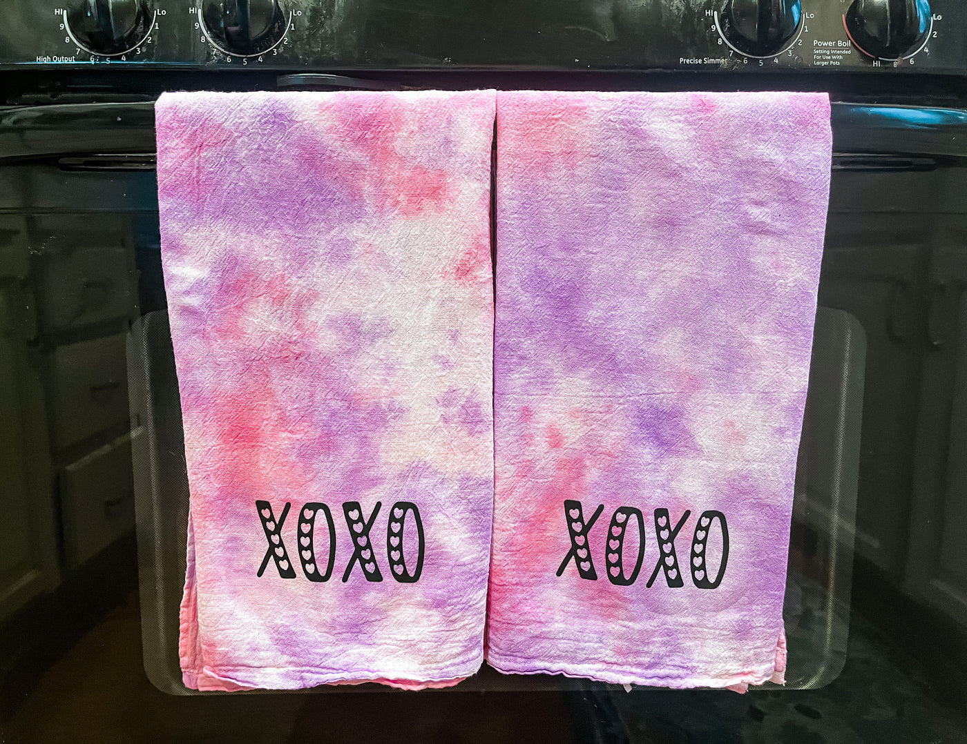Tie-Dye Kitchen Towels - XOXO
