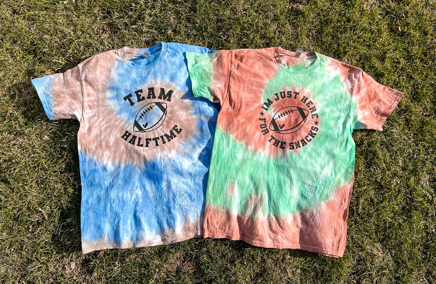 Adult Tie-Dye Short Sleeve Shirt - Team Halftime