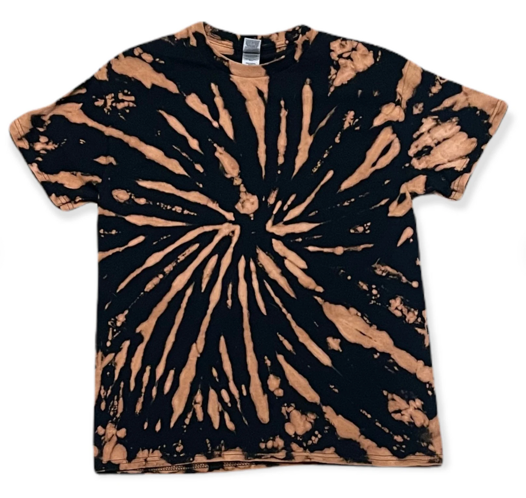 Bleach tie dye long sleeve hotsell